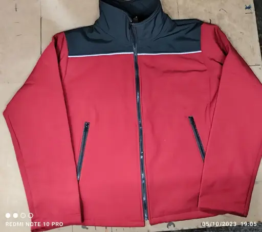 [CHAMARRA NEO] CHAMARRA TERMICA TELA TIPO NEOPRENO 95% POLIESTER 5% ELASTANO SIN FORRO MCA GENERICO