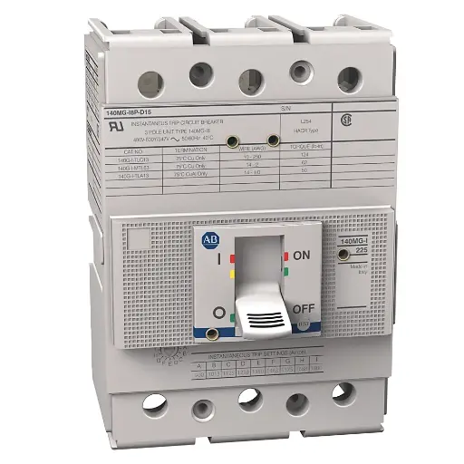 [140MG-I8P-D15] GUARDAMOTOR TIPO CAJA MOLDEADA MCP, FRAME I, 150 AMPS